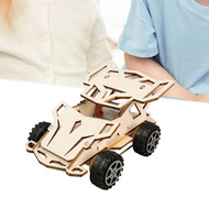 Gazechimp ชุดโมเดลรถขนาดเล็กชุดสร้างเครื่องช่วยในการสอนรถแข่งขับเคลื่อนสี่ล้อสำหรับเด็ก