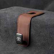 1/2Pcs Upscale Back Hanger Suede Car Organizers Seat Rear Hooks For Toyota Vios Wish Hilux Yaris Rus