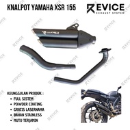 Yamaha XSR 155 full system exhaust - Yamaha XSR 155 custom double hole exhaust
