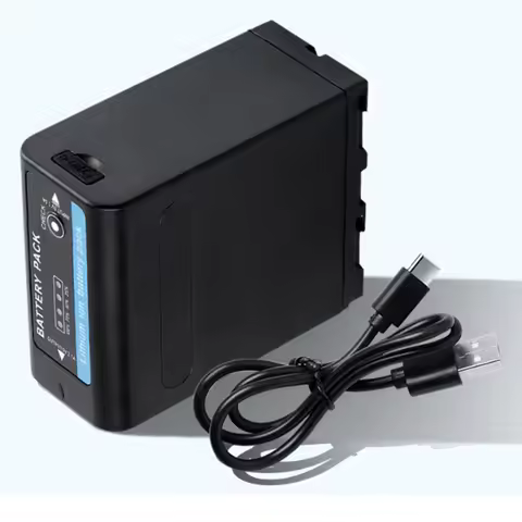 New Upgrade NP-F990 NP F970 F980 F960 Decoding Battery for Sony Camcorder HXR-MC1500C NEX-EA50 HVR-Z