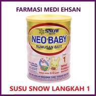 SUSU SNOW (SNOW BRAND NEO BABY STEP 1) RUMUSAN BAYI LANGKAH 1 0-9 BULAN 300G/900G [EXP : 09/26]