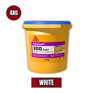 Sika® Sikacoat 300 Cool 4KG Multipurpose Elastic Acrylic Waterproof For Slab / Rooftop / Balcony