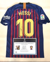 巴塞隊簽名球衣 全部帶有官方證書Messi Neymar Yamal 美斯C朗