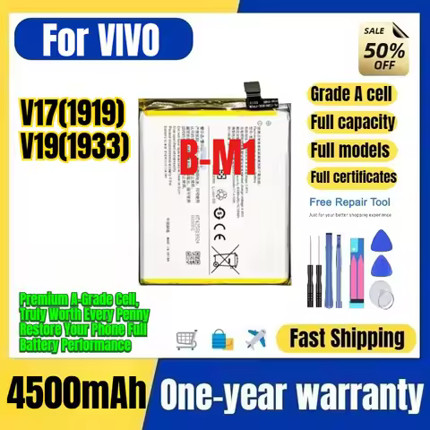 B-M1 for VIVO V17(1919)/V19(1933) Phone Battery 0Cycle High Quality Capacity Battery Replacement Bat
