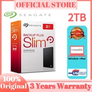 Seagate 2TB 1TB Hard Drive Backup Plus Slim External Hard Drive HDD USB 3.0