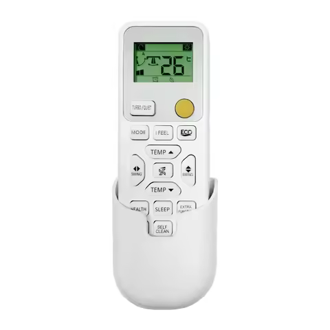 New 0010406609E Fit For Haier Air Conditioner AC Remote Control with Wall Holder YR-HE2 AS50PDHHRA-N
