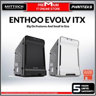 Phanteks Enthoo Evolv Itx Tempered Glass Mini ITX Tower Chassis | 2x USB 3.0, Mic, Headphone, RGB Bu