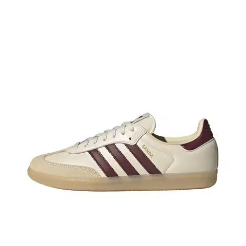 Adidas Originals SAMBA OG Low top Skateboard Shoes Unisex Beige JS3830