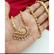 PREMIUM QUALITY GOLD PLATED SANGU DOLLAR CHAIN