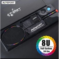 New Genuine Badminton Racket from ALP SPORT SUPER POWER with max tension 28-32 LBS, weight 80-84 G. 