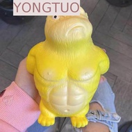 YONGTUO Squeezing Monkey Toys, Yellow Stretch Squeeze Vent Gorilla, Creative Elastic 16cm Creative S