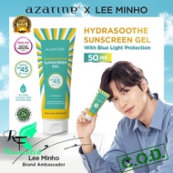 Original Azarine Hydrasoothe Sunscreen Gel SPF45 PA++++ 50ml/ and 30ml azarine facial sunblock azari