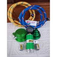 Yamaha Jupiter Vega R New Timing Cover Valve Cover set CNC Tube Indicator plus 1 meter FPR Hose