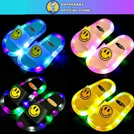 Kids Slippers Children Selipar Boy's/Girl's Luminous Shoes Girl Led Slipper Baby Bathroom Sandals