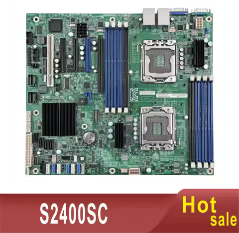 S2400SC Server Support Xeon E5-2400 CPU LGA 1356 DDR3 100% Tested Fully Work ok