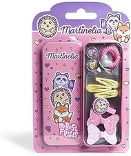 Air Val Martinelia BF Tin Box, Mermaids Set for Children, Gift Box with Hair Clips, Bows, Hair Tie,