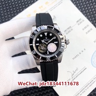 Rolex Submariner Hollow Series Natural Rubber Strap Original 8125 Automatic Mechanical Movement Watch