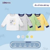 Dokma DA1115 baby long-sleeved round neck shirt (2-6y)
