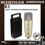 Behringer C-1 Large Diaphragm Studio Condenser Cardioid Pickup Pattern Microphone Mic (C1/ C 1)