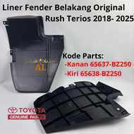 Liner Fender Spakbor belakang Original Toyota All new Rush Dan Terios 2018 2019 2020 2021 2022 2023