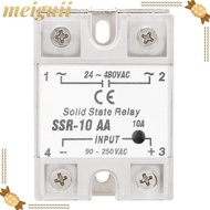 MEIGUII Solid State Relay AC-AC, Input 90-250V AC Output 24-480V AC Solid State Relay, Relay Switch 