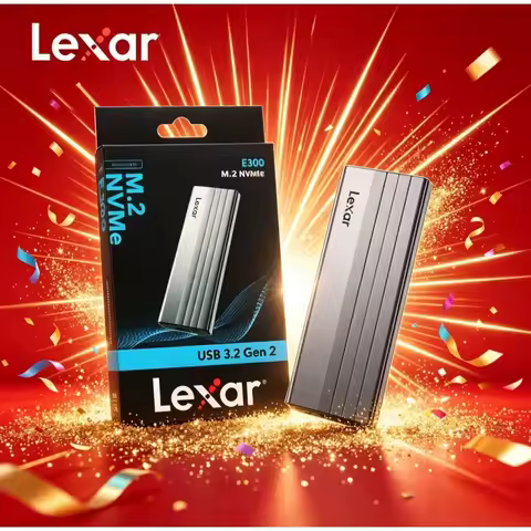 Lexar E300 M.2 NVMe SSD Enclosure USB3.2 Gen2 External Hard Drive Case For Laptop Desktop PC Storage
