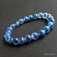 Natural Sugar Heart Agate Bracelet Blue Crystal Fresh Bracelet Niche Design Natural Agate Bracelet W