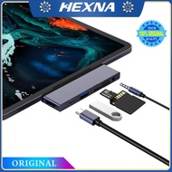 [Hexna] USB C Hub Adapter for Samsung tab S7 Galaxy S10/ S10 Plus / S9 Plus/ S9 /S8 S8 Plus  S8 Ultra, Note 9/ 8 ,6-in-1 Docking Station PD Charging, 4K HDMI, USB 3.0