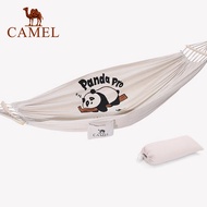 CAMEL Cute Panda Canvas Hammock Outdoor Swing Anti-rollover Thickened and Widened