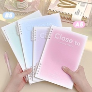A5 B5 Notebook Cute Book Binder Notebook Aesthetic Binder College Notebook School Notebook