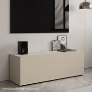 Koncept Furniture ไซด์บอร์ด ขนาด 120 ซม. รุ่น Blanca สีครีม (120x40x40 ซม.)