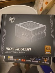 Desktop with MSI MAG A650BN PSU & ASUS TUF B550M-PLUS WIFI II Motherboard
