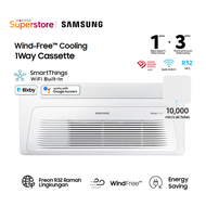 Samsung AC Cassette Inverter 1 Way Wind-Free 1 PK - AC026FE1DKFEA