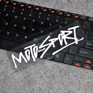 Hollow Car Sticker Motosport R1 R6 MT09 Force Choco TMAX Motorcycle Modified Sticker Reflective Deca