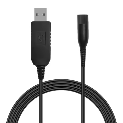 1.2m 12V Charger Charging Cable For Braun Series 9 7 5 3 1/Silk-epil 3 5 9 Charger Power Cable For B
