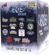 Dexter New Blood Enamel Pin Set of 15 - Convention Exclusive