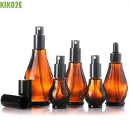 KIKO2E Empty Spray Bottle Empty Amber Refillable Bottles Atomizer Aromatherapy Travel Essential Oil 