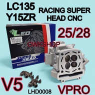 LEO V5 HEAD Y15 LC135 SUPER HEAD CNC V5 19/22 & 20/23 & 22/25 V5 & 23/26 V5 24/27 25/28 26/29 HEAD C