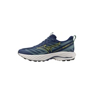 MIZUNO Wave Rider GTX 2 男裝防水路跑鞋 - 藍色/黃色