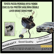 TOYOTA PASSO/PERODUA MYVI/HONDA CIVIC EG/EK/PROTON SAGA/WIRA DOUBLE LAYER BRAKE SERVO PUMP