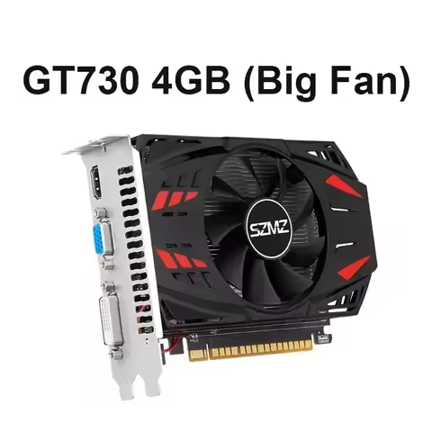 GT730 4GB Video Card 64Bit DDR3 With HDMI VGA DVI Port Nvidia Graphics Card PCIE X16 2.0 GT730 GPU D