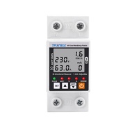 63A 100A TUYA WiFi Smart Earth Leakage Over Under Voltage Protector Relay Switch Energy Power kWh Bi