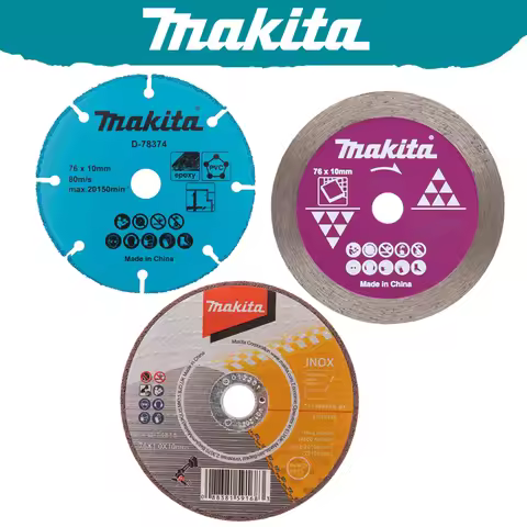 Makita D-74815-5 D-78374 D-77263 Cut-Off Wheel 76MM For Use With DMC300 Sturdy Durable Tools Accesso
