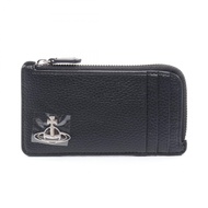 【二手】Vivienne Westwood)零錢包，Orb 設計，5402000HWS000DN403，黑色皮革，卡包，男女通用，全新