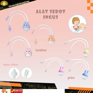 (SKN) Belle Manual Snot Sucker with Hose and Snot Sucker for Babies Silicone Character