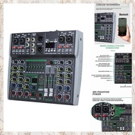 (MDQS) Professional Audio Mixer 6 Channel Built-in 99DSP 7-Segment Balanced Effect Bluetooth Support