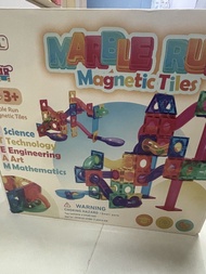 全新MNTL Marble Run Magnetic Tiles磁力片軌道車 100塊
