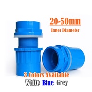 PVC Overflow Connector Aquarium Fitting Fish Tank Water Cycle Pipe Connectors Inner Diameter 20mm to