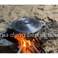 Monolithic cast iron pot 17cm->35cm