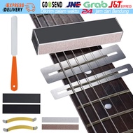 11Pcs/Set Gitar Fret Crowning Luthier File Stainless Steel Guitar Fret Leveling Beam Sanding Leveler Beam and String Spreaders